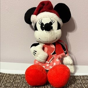 Disney Minnie Mouse Stuffed Animal - Red, Black, White